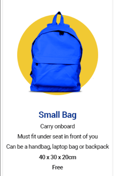 Ryanair Hand Luggage Free Allowance